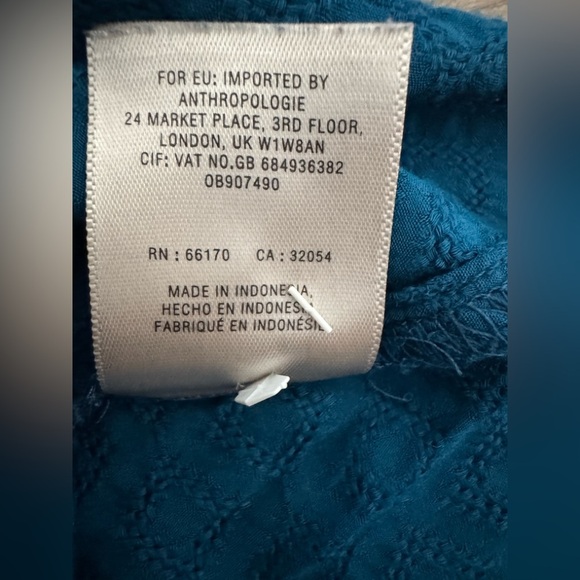 MaEVE by Anthropologie Teal Button-Down Shirt 💙 - Picture 9 of 10